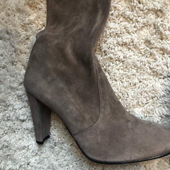 Stuart Weitzman Gray Over The Knee Boots - Picture 6 of 7